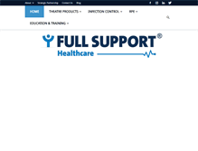 Tablet Screenshot of fullsupporthealthcare.com